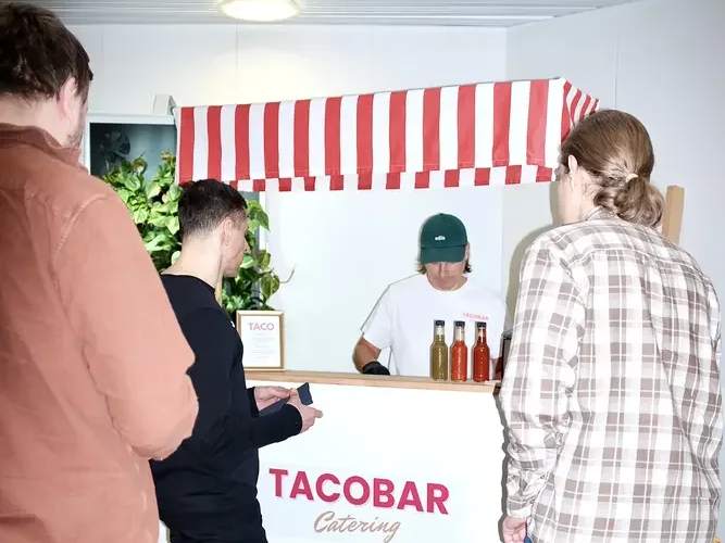 Tacobar-koju yritystapahtumassa